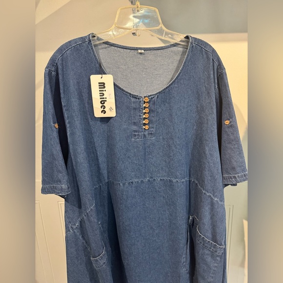 Beautiful Jeans Dress Size XXL - Picture 3 of 4